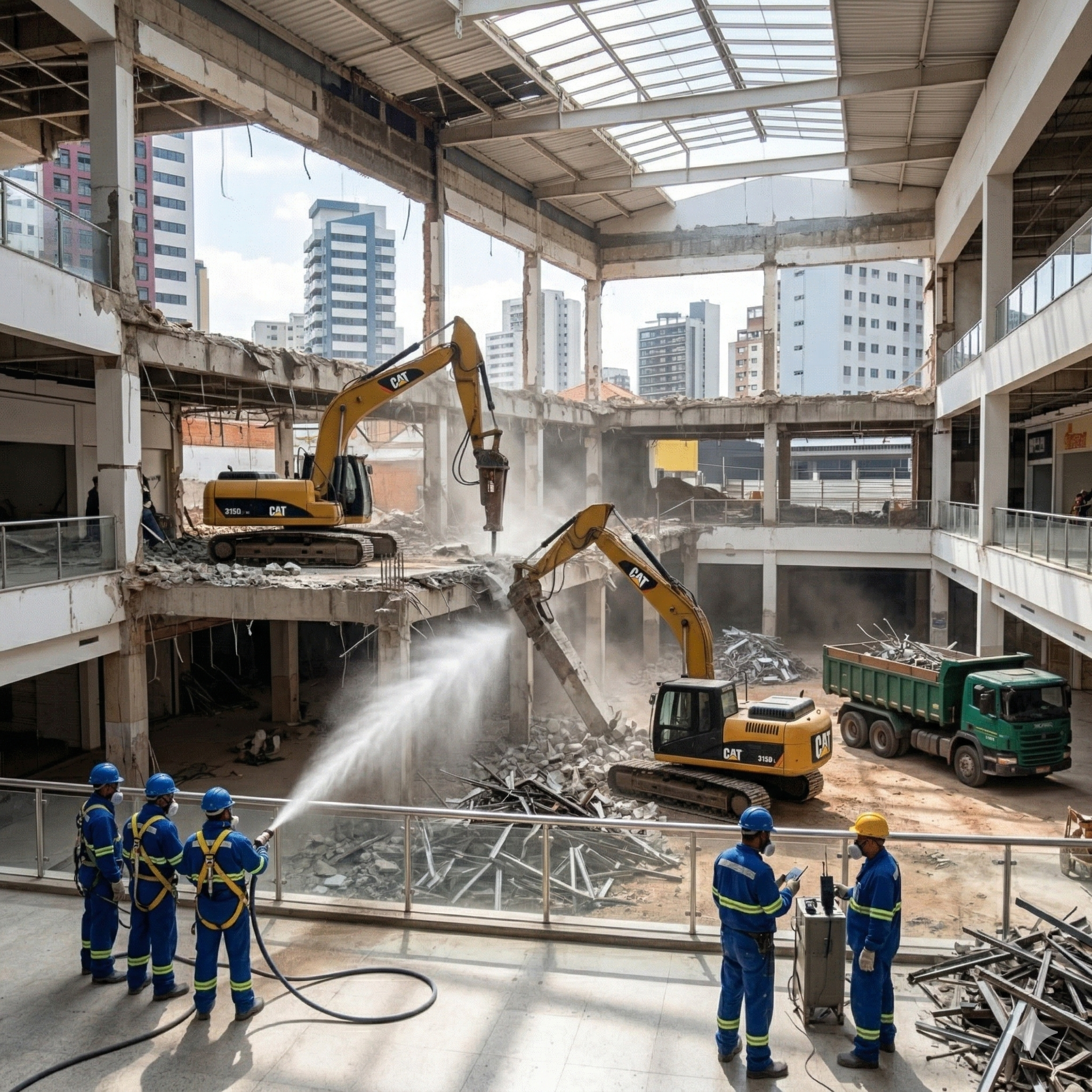 Demolição de Shoppings
