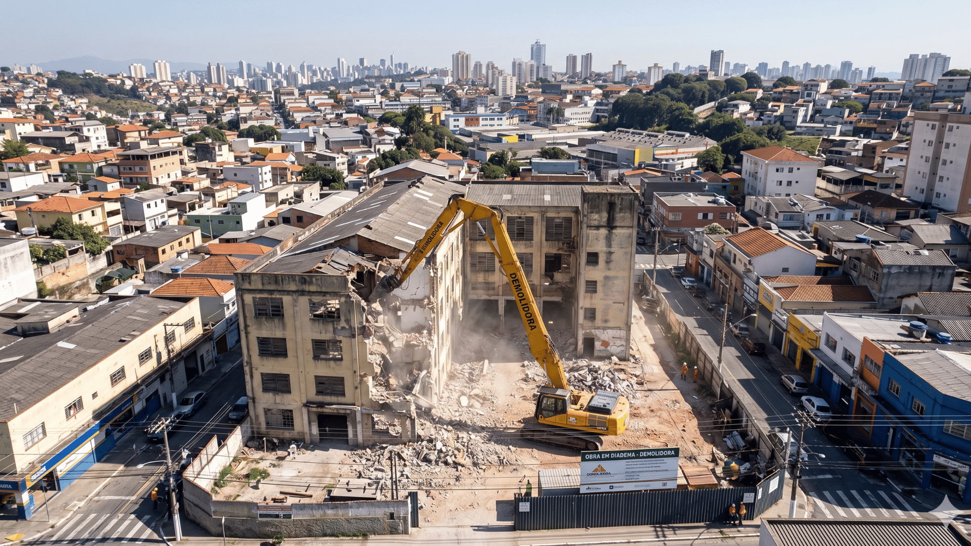Demolidora em Diadema