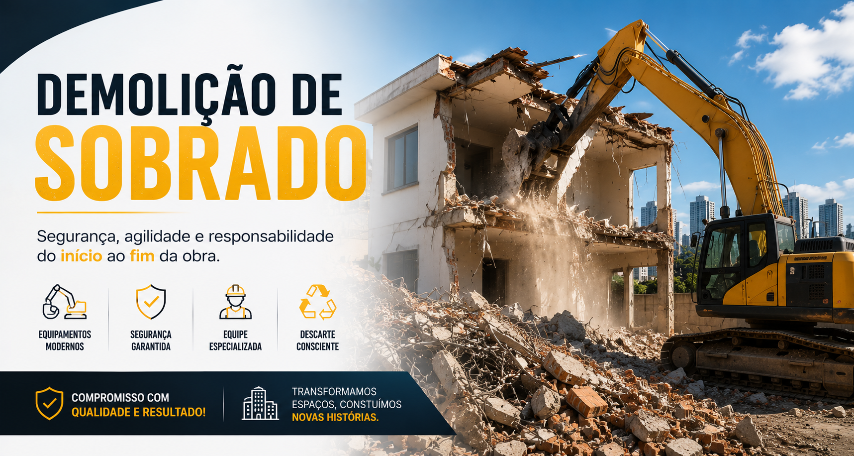 Demolição de Sobrado